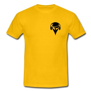 alien-mit-baseballmuetze-und-kopfhoerer-maenner-t-shirt