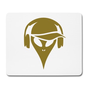 Gold Alien Mousepad - Mousepads for Alien Gamers