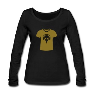 Longsleeve Black Gold Shirt Top Shop - Women Tops, Women's Long Sleeve Shirts, Men's Long Sleeve T-Shirts, Girl, Boy, Kids, Baby, Cool Design