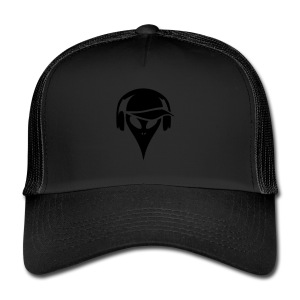 Black Trucker Cap - Black Clothes and Accessories - Alien Shirt Shop