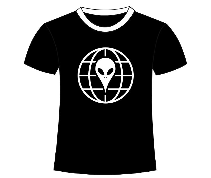 Vintage Shirt - Cartoon Alien Design T-Shirts, Retro, Old School, Shop