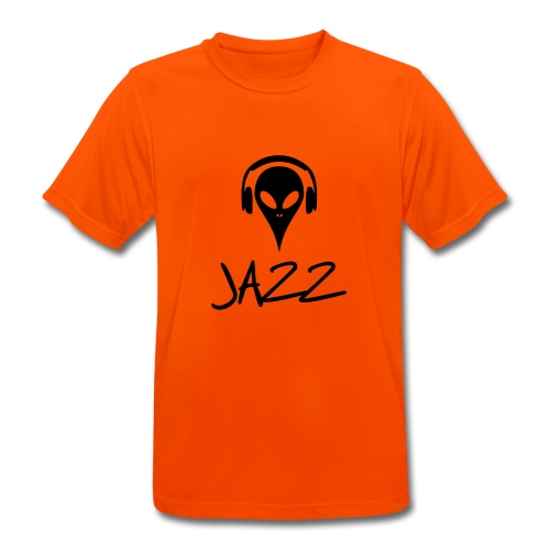 Jazz Music Alien - Underground Music Planet Alien Orange Shirt