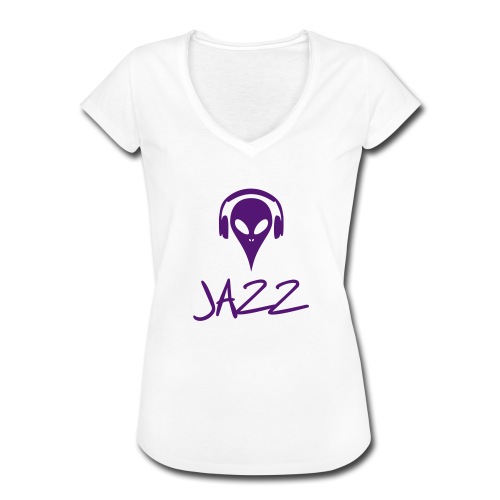 Jazz Music Alien - Underground Music Planet Alien Womens Shirt