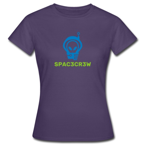Space Crew Cool Womens T-Shirt Design - Alien Shop