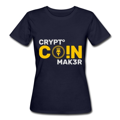 Crypto Coin Maker Stock Exchange Blockchain – Alien Head with Crown, King – Girls & Women Shirt