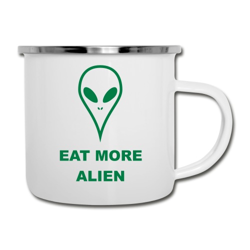 Eat more Alien Veggie - People of the Earth eat all living beings, including aliens - Vegan Products, Shop, - Consumers, Meat, Vegans and Vegetarians, Are you a Vegan, Dairy alternatives, Food, Growing, More healthful - Alien Shirt Shop | Extraterrestrial Alien & UFO Designs - Clothes and Accessories - Coffee Cup