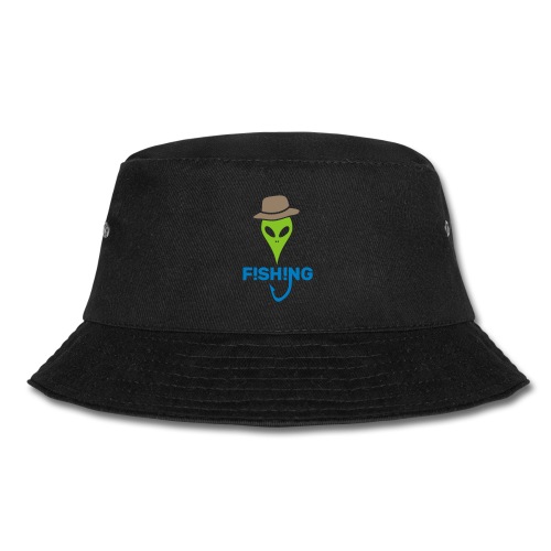 Fishing Aliens – Extraterrestrial Shop, T-Shirts for Sci-Fi Lover’s, Cool Design Products, Gifts, Fish Shirt, Alien Mousepad Gift Shop, Funny – Great Designs & Style – Create Your Own Custom Alien Product - Fishing Bucket Hat