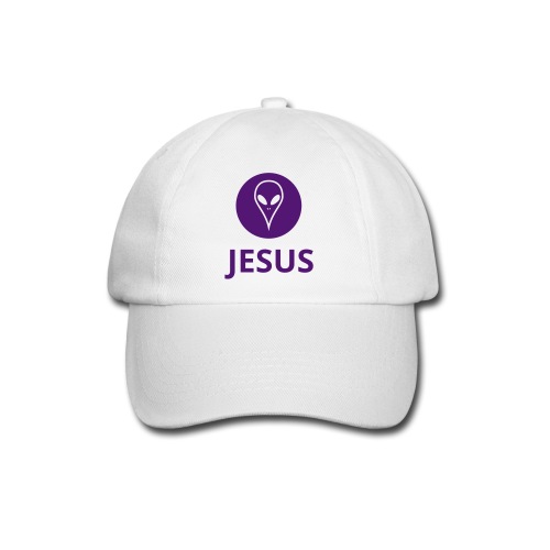 Alien Jesus Cap - Was Jesus an Alien or not? Fun Shirts Funny Shop - Baseball Trucker Sport